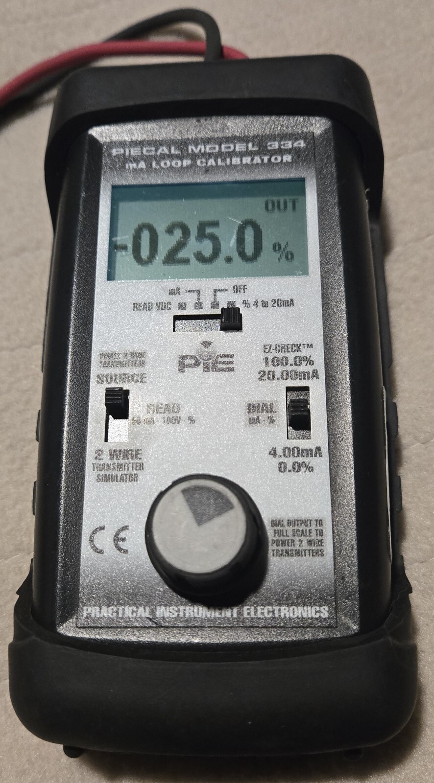PIE Piecal 334 4-20 mA Loop Calibrator