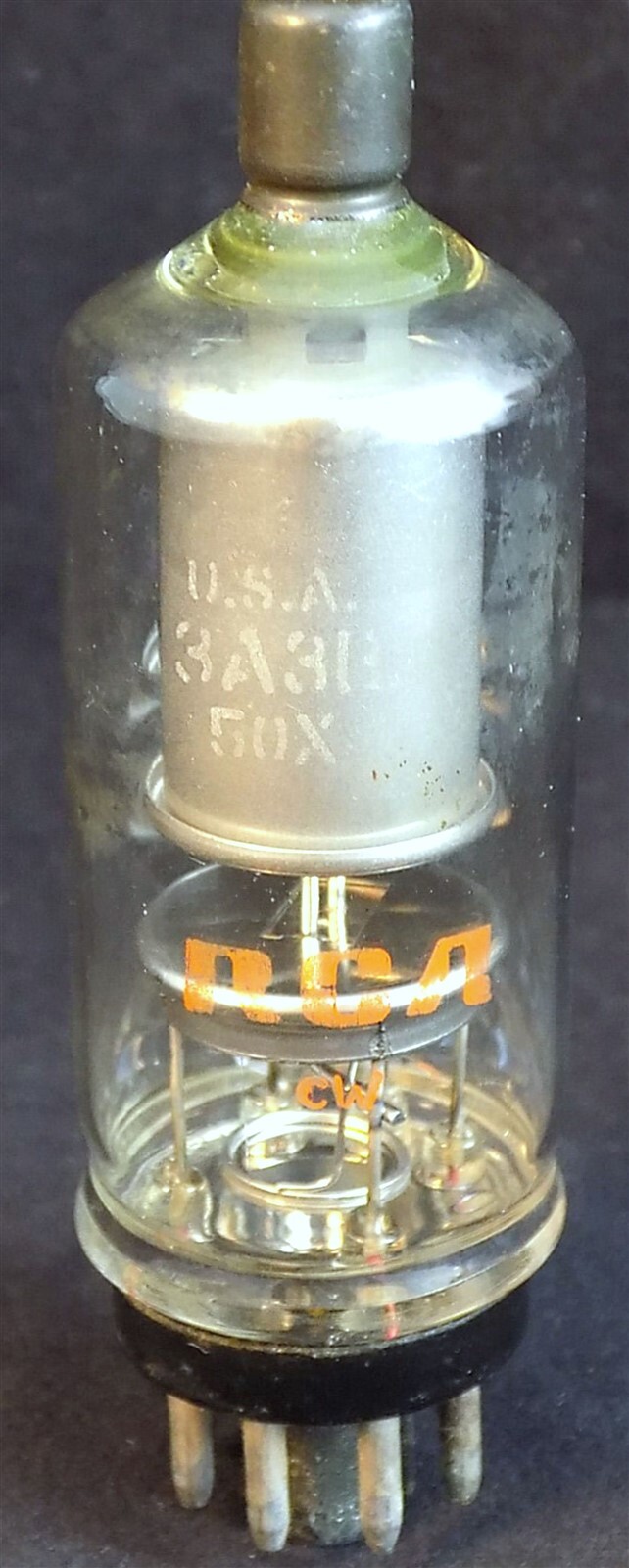3A3 B TUBE RCA TESTED & BOXED VINTAGE COMMERCIAL SURPLUS