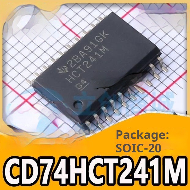 10PCS CD74HCT241M96 HCT241M Wide Body Patch SOIC-20