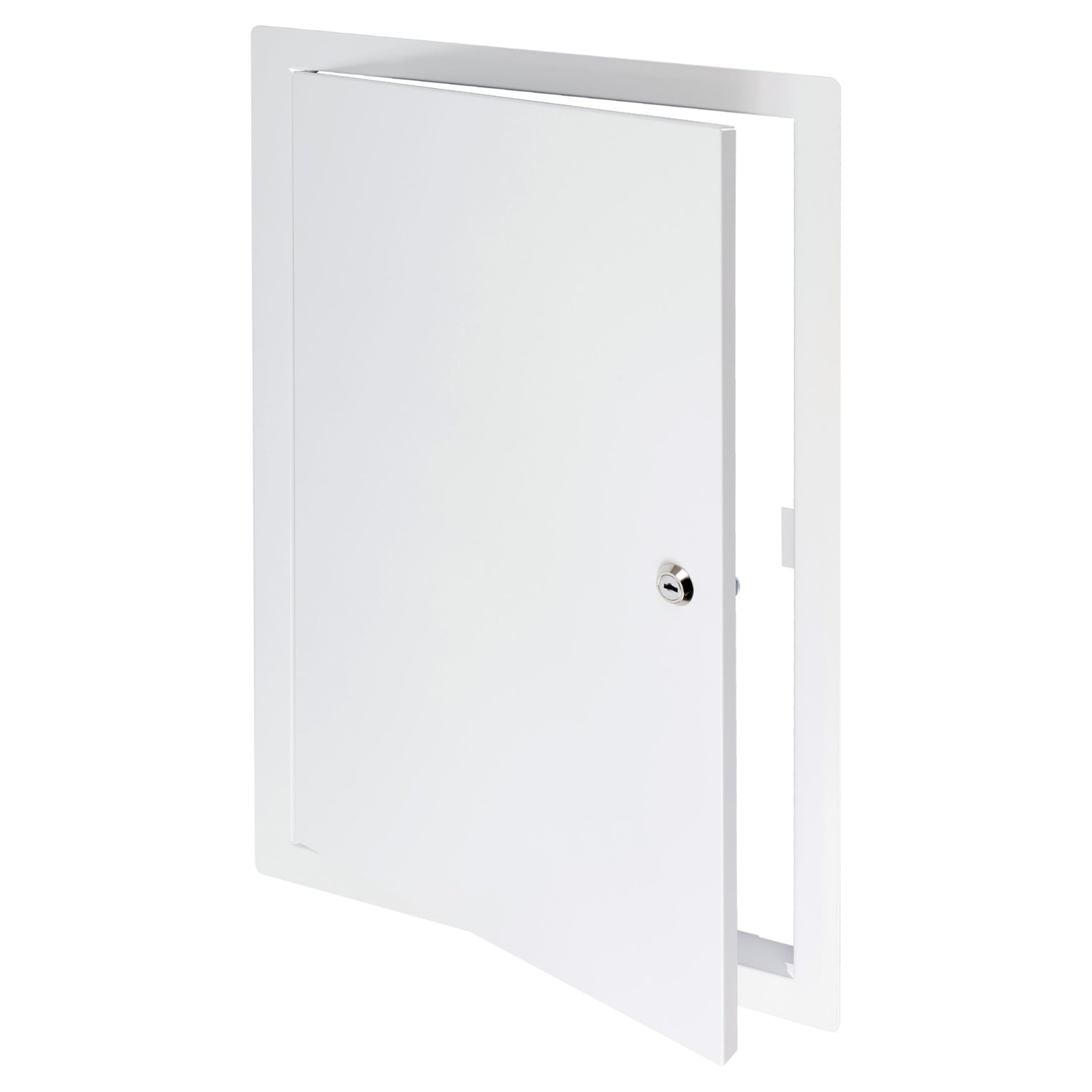 12" x 20" Lockable White Metal Access Panel. Shaft Door Panel with Key. Plumb...