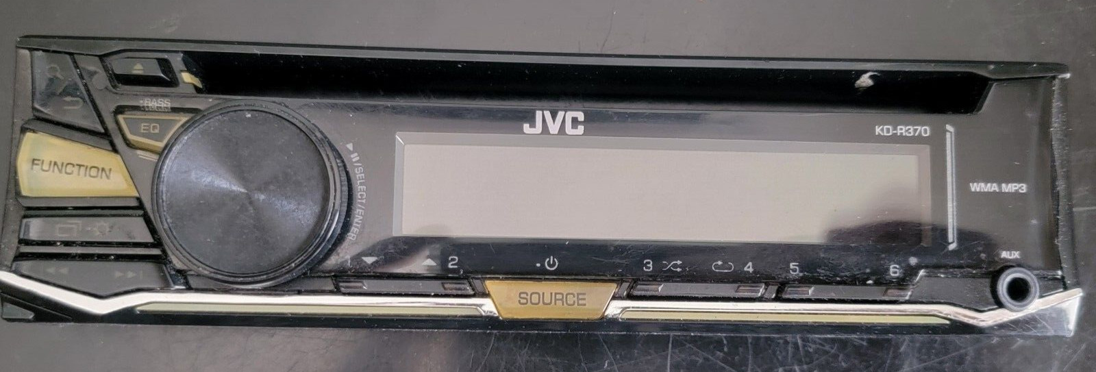 JVC KD-R370 Car Stereo Detachable Faceplate Replacement FACEPLATE ONLY