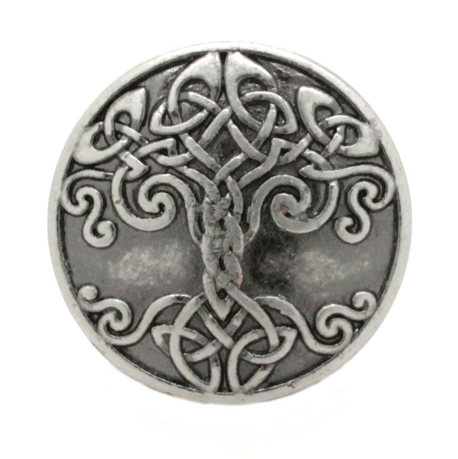 Tree Of Life Concho Screw Back Antique Nickel 1" 4669-21 Made in USA