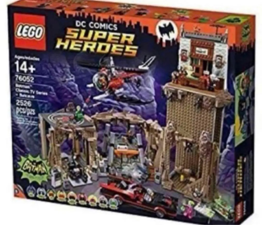 LEGO DC 76052 Batman Classic TV Batcave 2526pcs 9 Minifigs Retired New