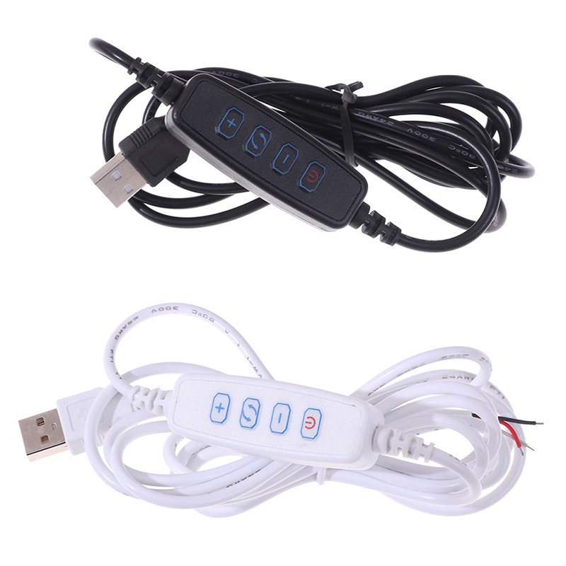 LED Dimmer USB Port Power Supply Line Extension Cable With ON OFF Switch Adap-N8
