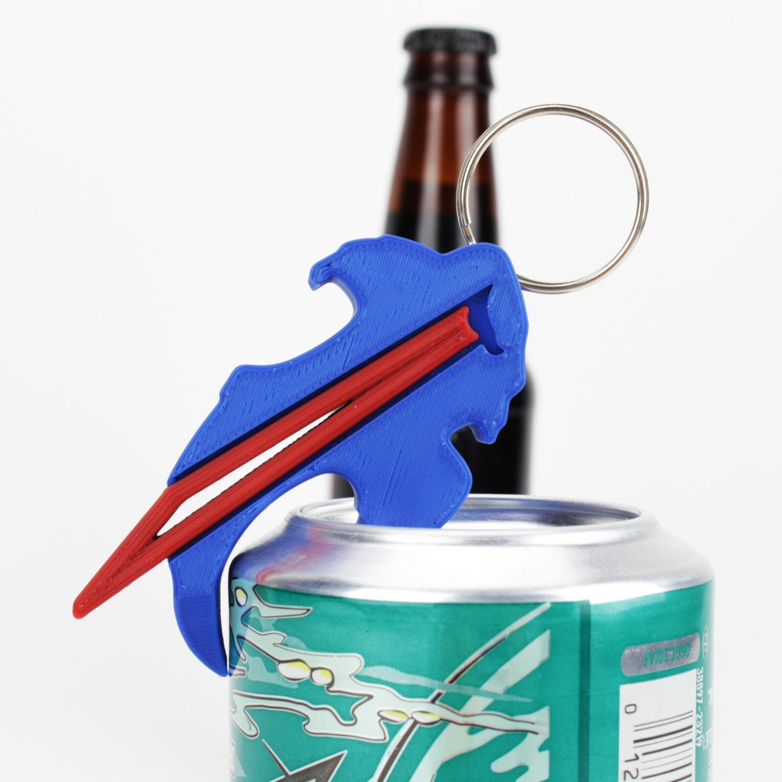 Buffalo Bills Shotgun Keychain Can Beer Tool Bottle Can Opener Tailgating NFL
