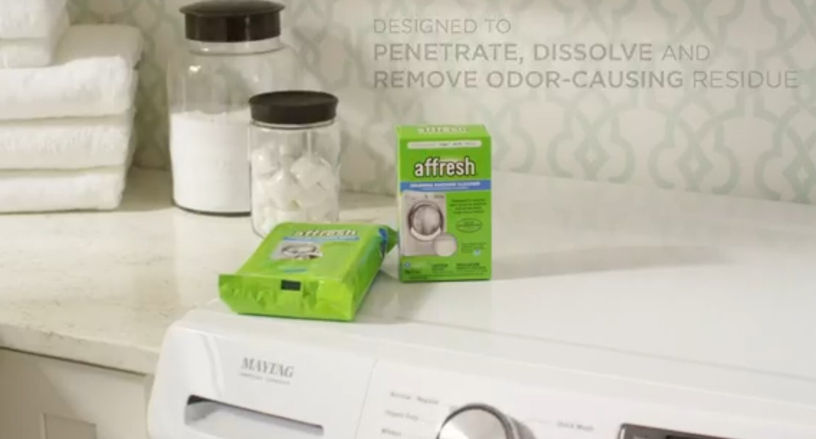 Washing Machine Cleaner Tablets Affresh Sparkling Cleans Deep Inside Washers -HE