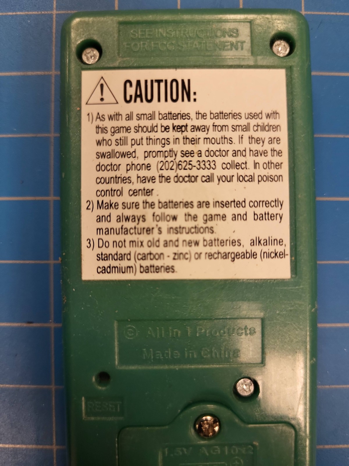 MyQ Numbers Handheld Game Vintage Electronic Math Learning Toy Pocket Size