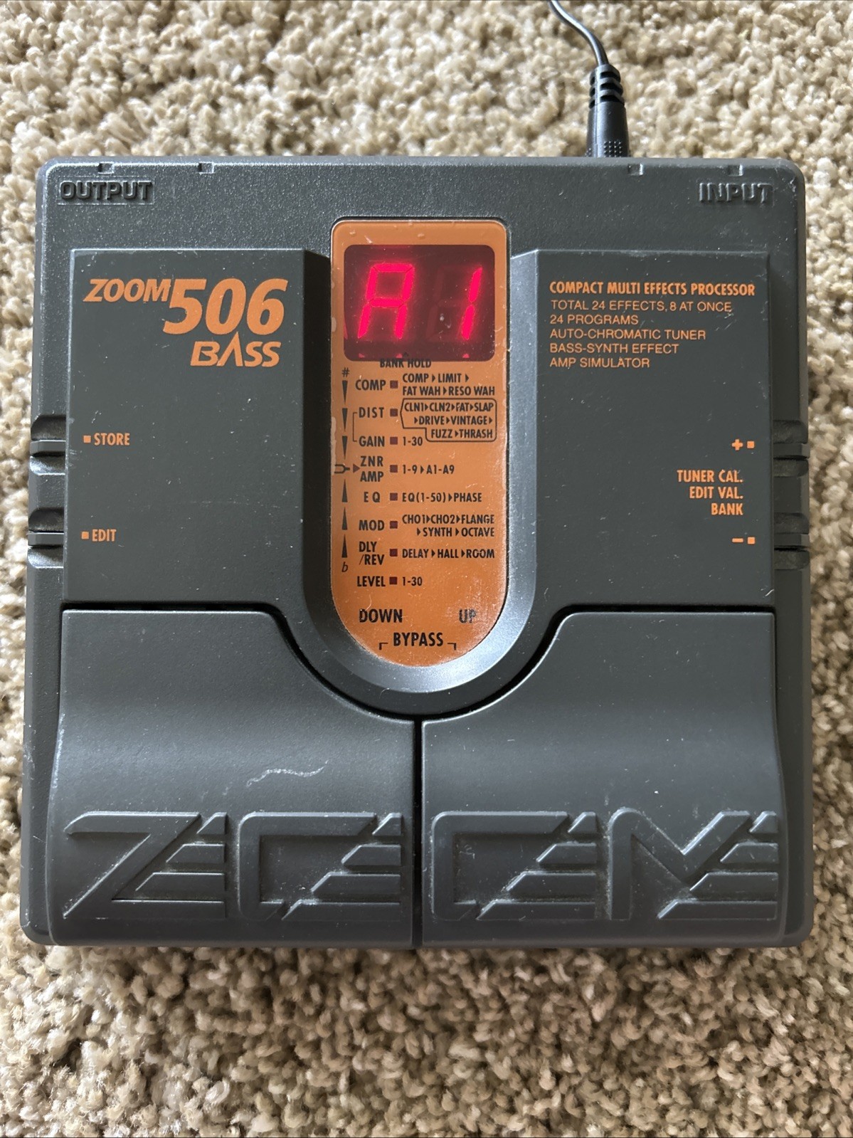 Zoom 506 Multi-Effects Guitar Effect Pedal