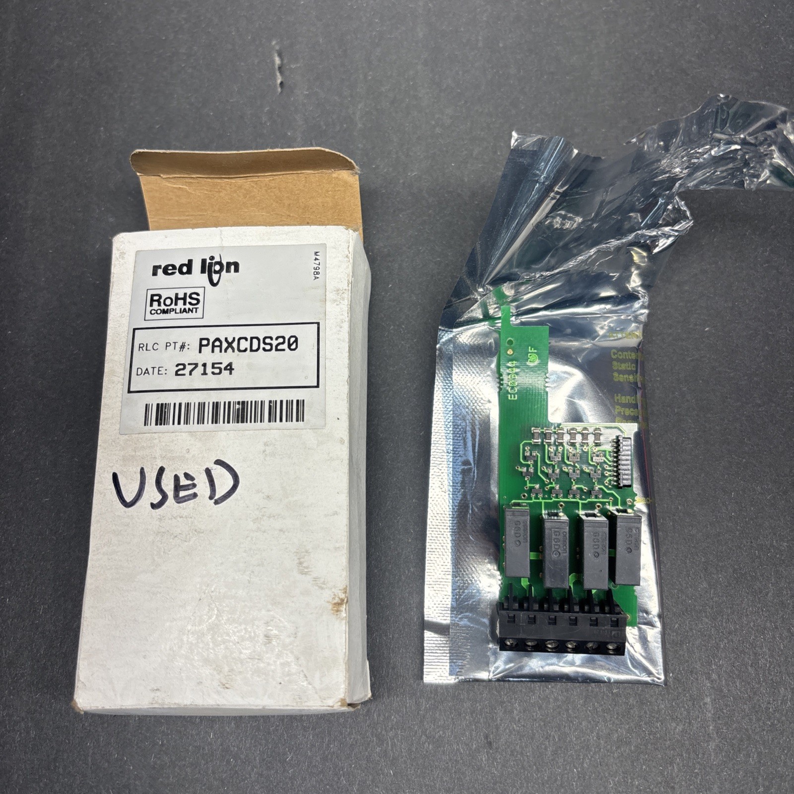RED LION PAXCDS20 Panel Meter Accessories,Connector NEW IN BOX