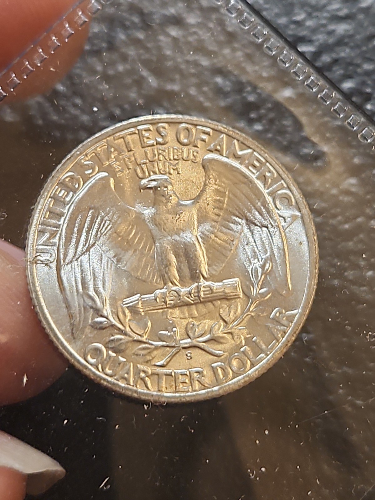 1945-S WASHINGTON QUARTER 'UNC '#0513