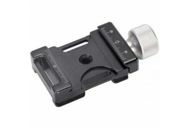Leofoto DC-38Q 38mm Screw-Knob Clamp W/ BPL-50N Plate /W Strap Bosses
