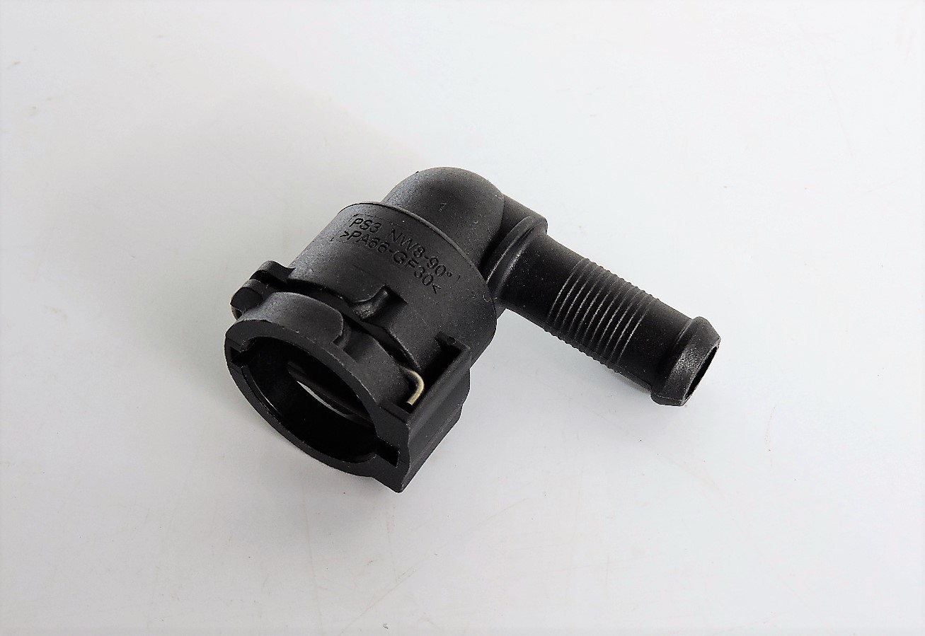 Norma RSS Nw8 90 Degree Quick Connect Connector PA66-GF30 - NEW GENUINE OEM
