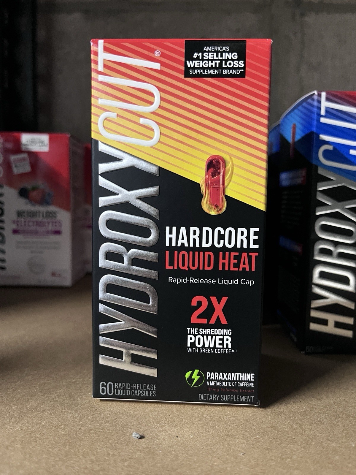 Hydroxycut Hardcore Liquid Heat Rapid-Release Liquid Caps, 60 CT - Exp 10/2027