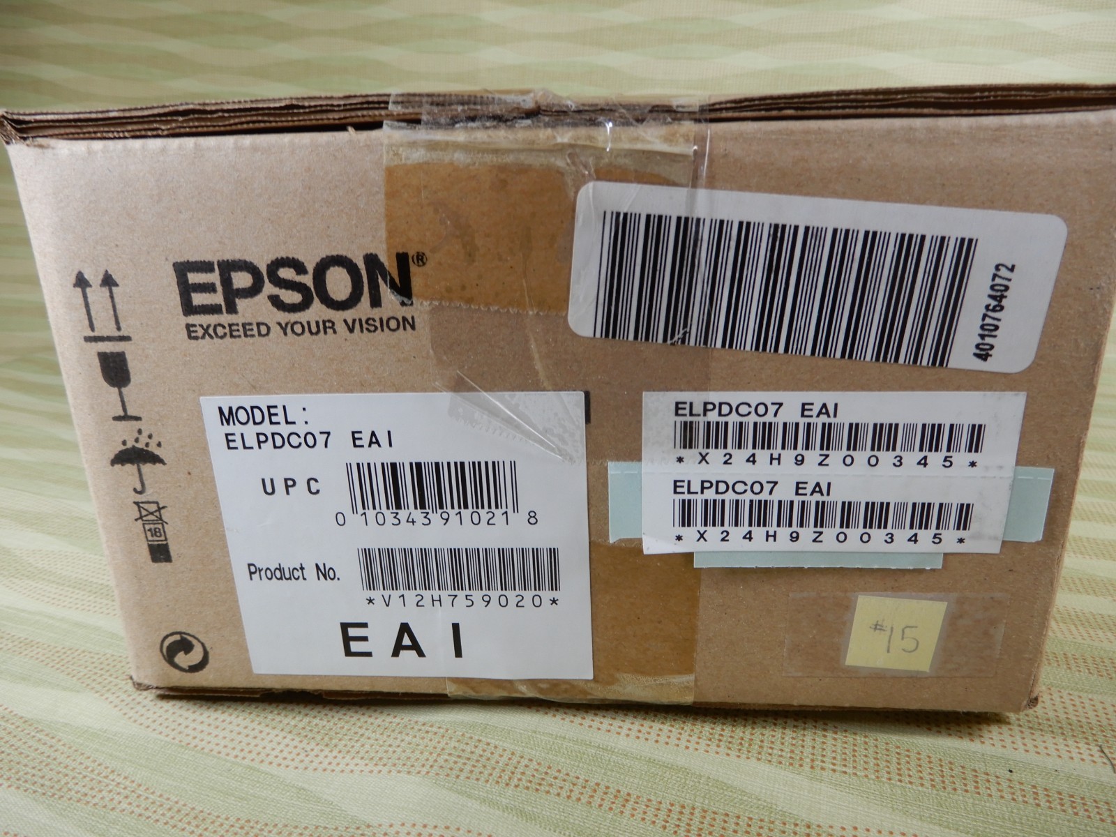 Epson ELPDC07 Document Camera In New In Box