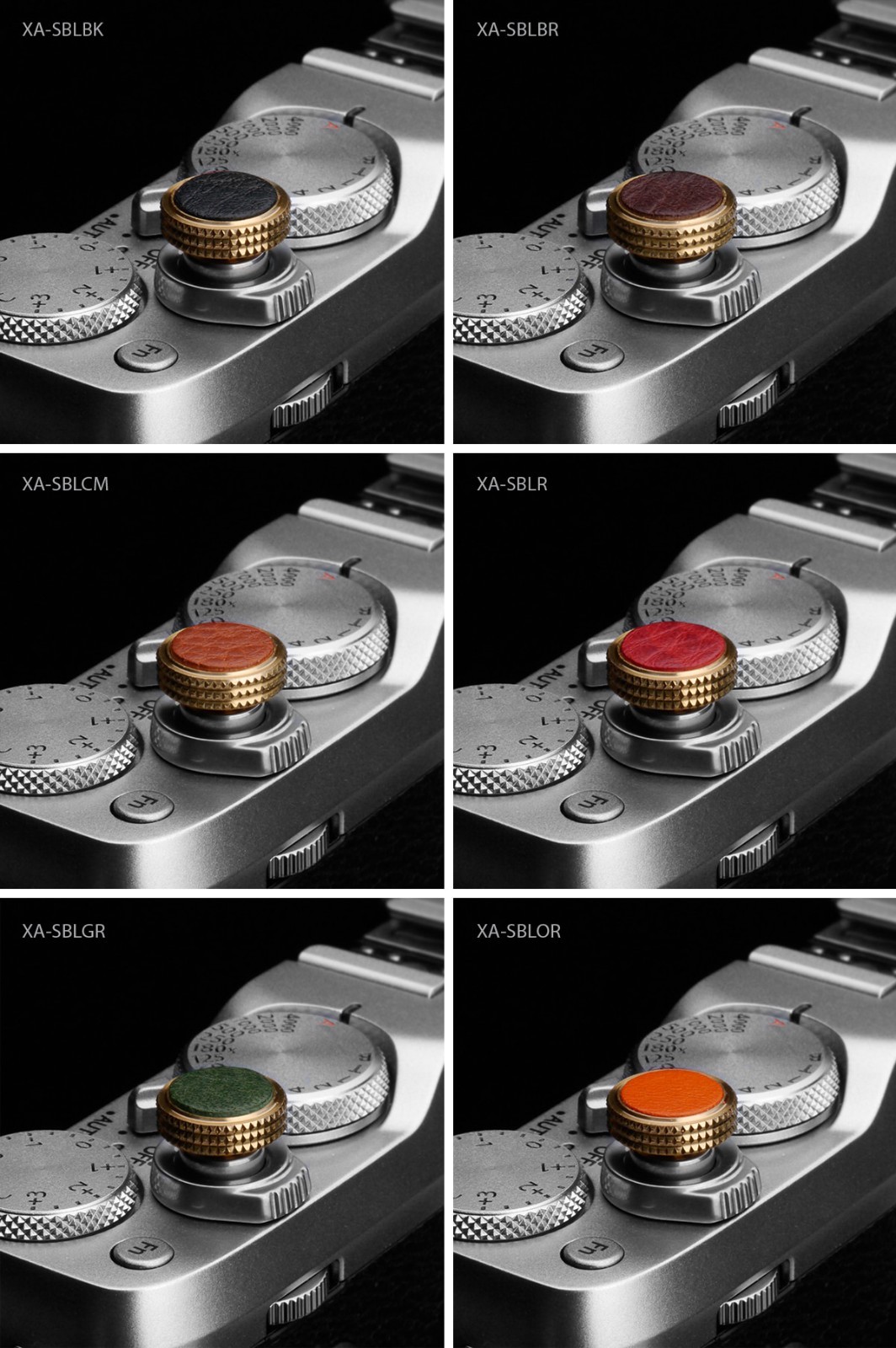 Gariz Soft Release Button Screw Type XA-SBLRS for Sony Camera Red