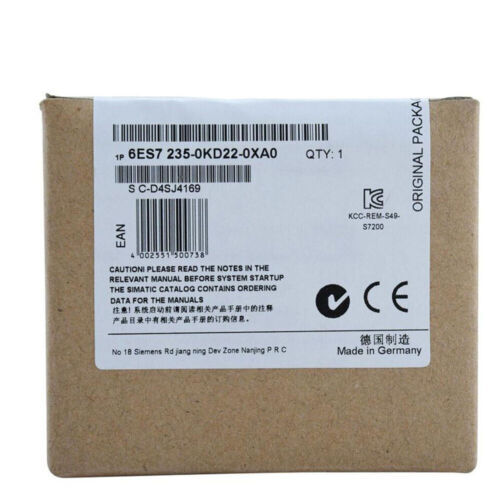6ES7 235-0KD22-0XA0 NEW SIEMENS 6ES7235-0KD22-0XA0 Analog Input/Output Module