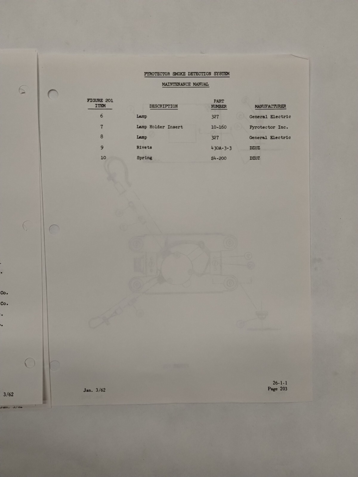 Pyrotector Incorporated Smoke Detection System Maintenance Manual-Original