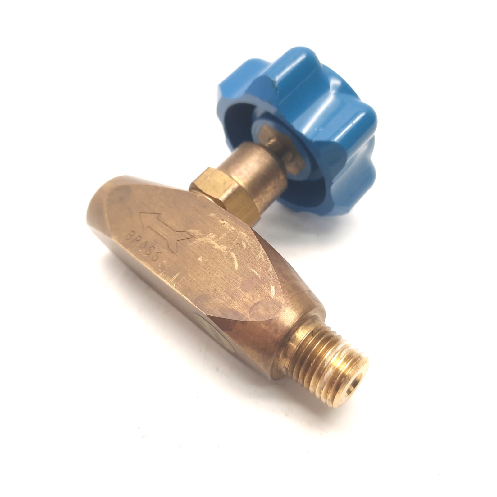 Linde Brass Needle Flow Control Valve 3000 PSI 1/4" NPT Male to Female