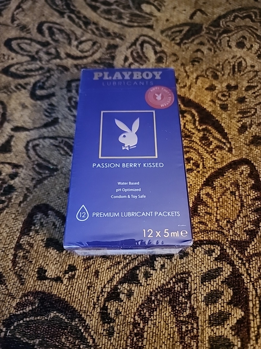 Playboy Passion Berry Safe Water-Based Lubricant PH Balanced 12 Pk Exp 10/22