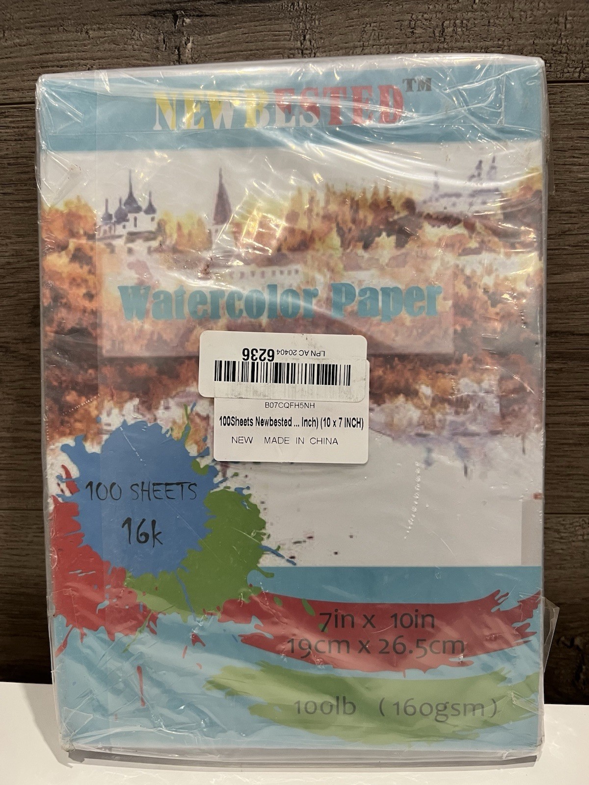 100 Watercolor Paper Sheets  Bested 100 lb. 7”X10” New & Sealed