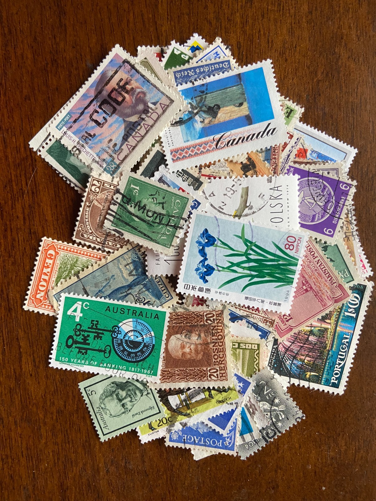 Worldwide Stamp Mixture!  100 Different Stamps!  Low Ship for Multiple Items!
