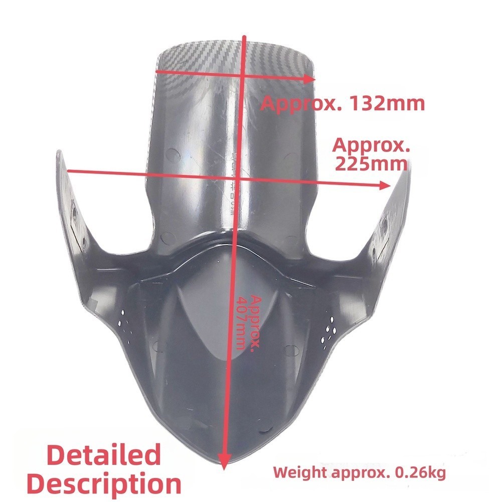 Front Mudguard Scooter Replacement Part Detailed Craftsmanship Easy Installation