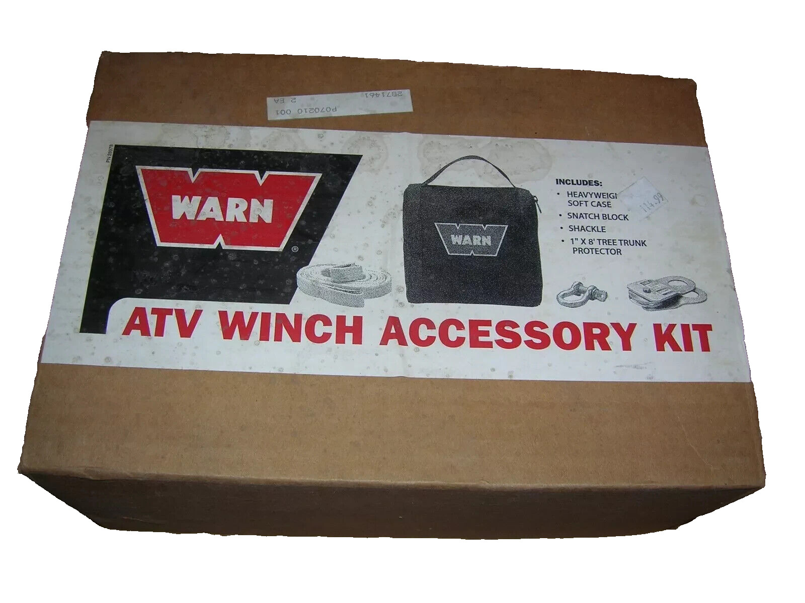 WARN BRAND ATV ACCESSORY KIT - BLACK 63350 372116 2871461 **NEW**