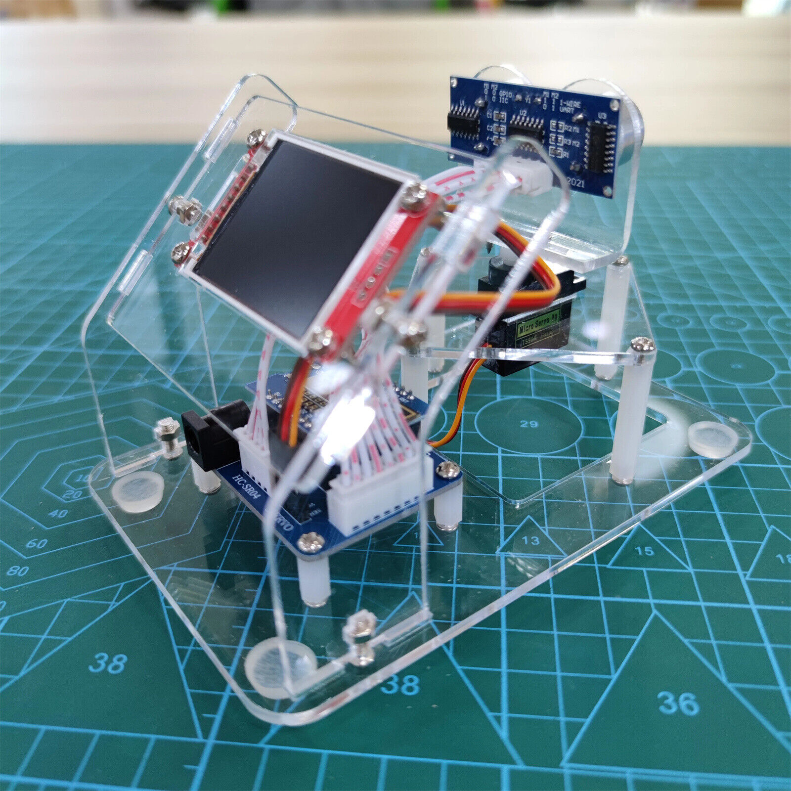 Mini Ultrasonic Unit & 1M Motor Range for Arduino Starter Kit Program Educatiobo