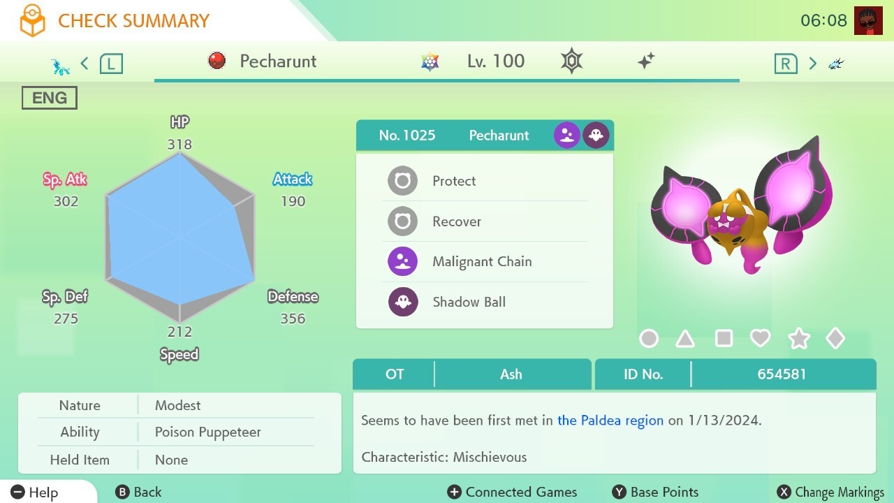 Shiny Pack Gouging Fire Raging Bolt Iron Boulder Iron Crown Terapagos Pecharunt