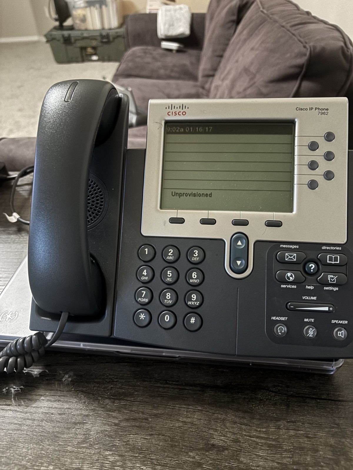 Cisco CP7962G IP Phone - Gray Cisco Call Manager Needed