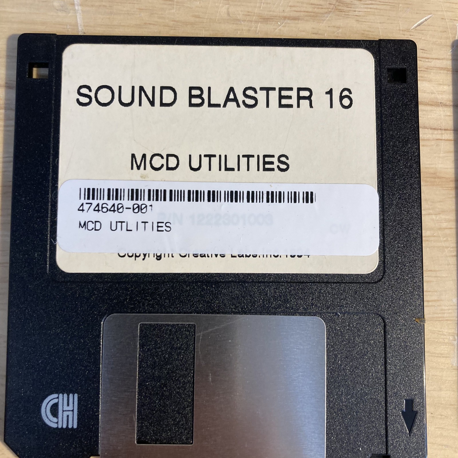 Sound Blaster 16 MCD Software 4 Floppy Disks