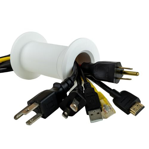 Cable Pass Through Wall Port for 3-5/8" to 5-1/4" Wall Thickness