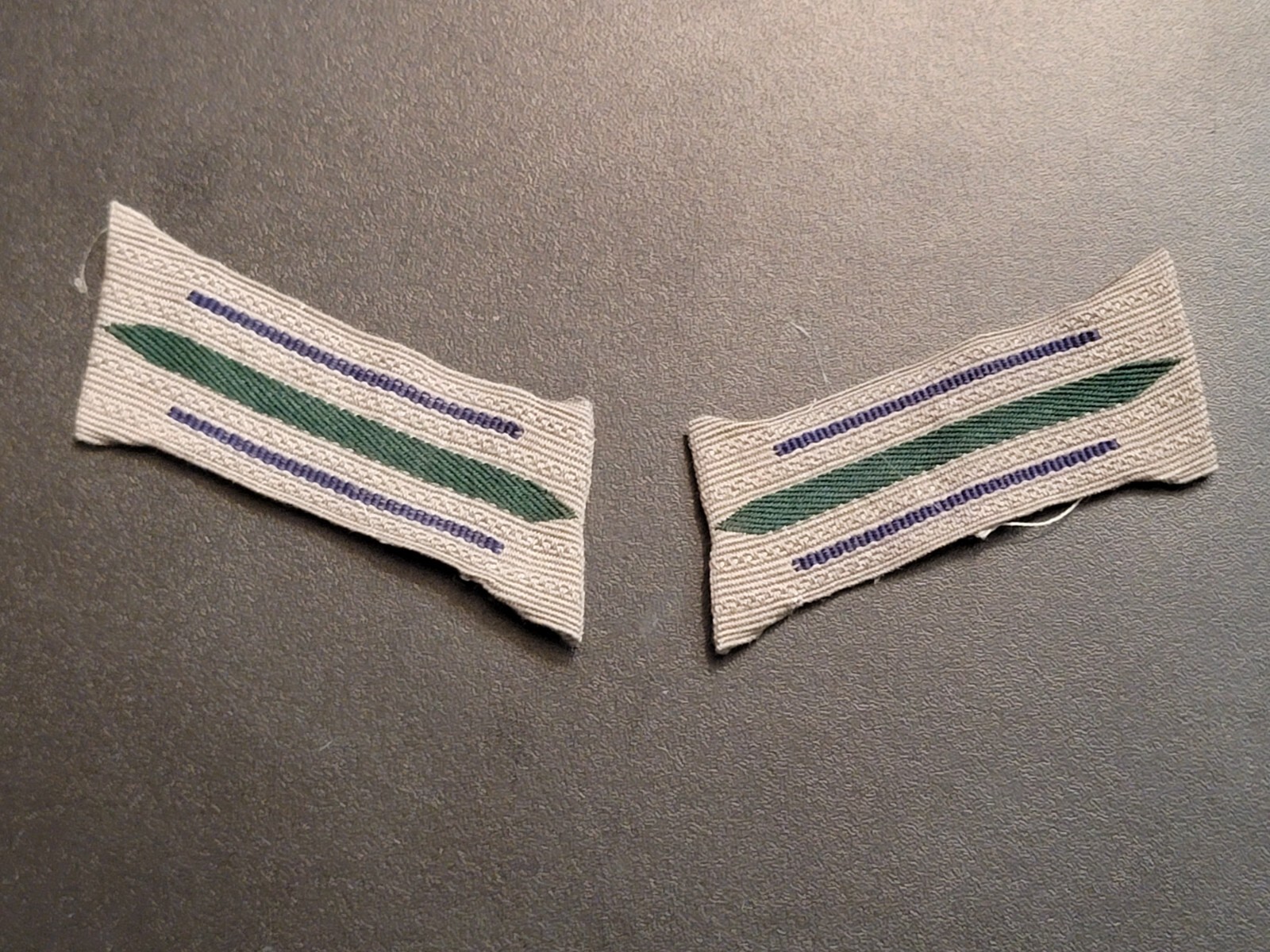 Reproduction WW2 German Blue Unmounted Litzen Medical 1011