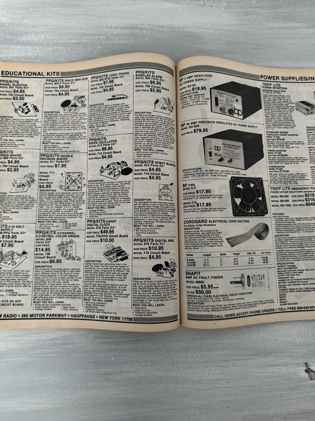 1986 Fordham Electronics Catalog Vintage Electronics Collectible