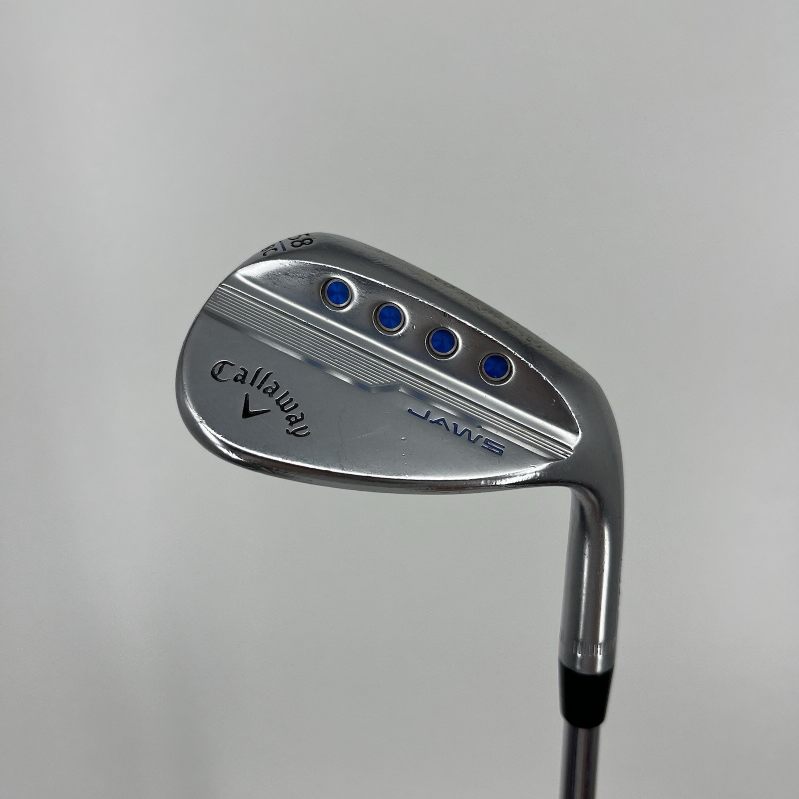 Callaway Jaws Platinum Chrome Lob Wedge 58 Deg 58.8C Dynamic Gold S200 RH DG115