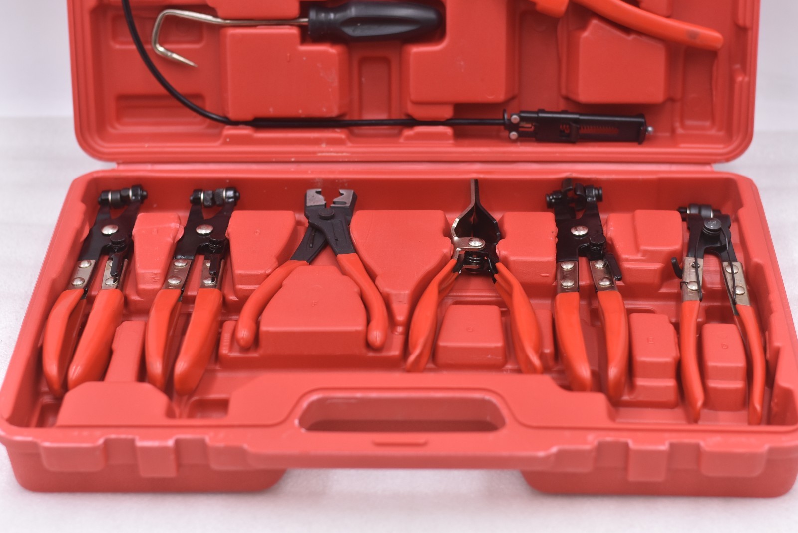 HardwareFactoryStore 9 Piece Flexible Tool Set - Red