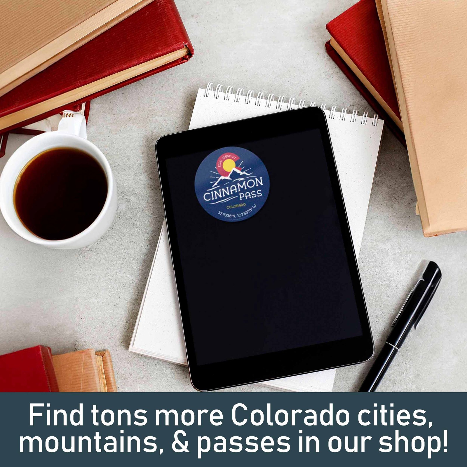 Imogene Pass Colorado Stickers