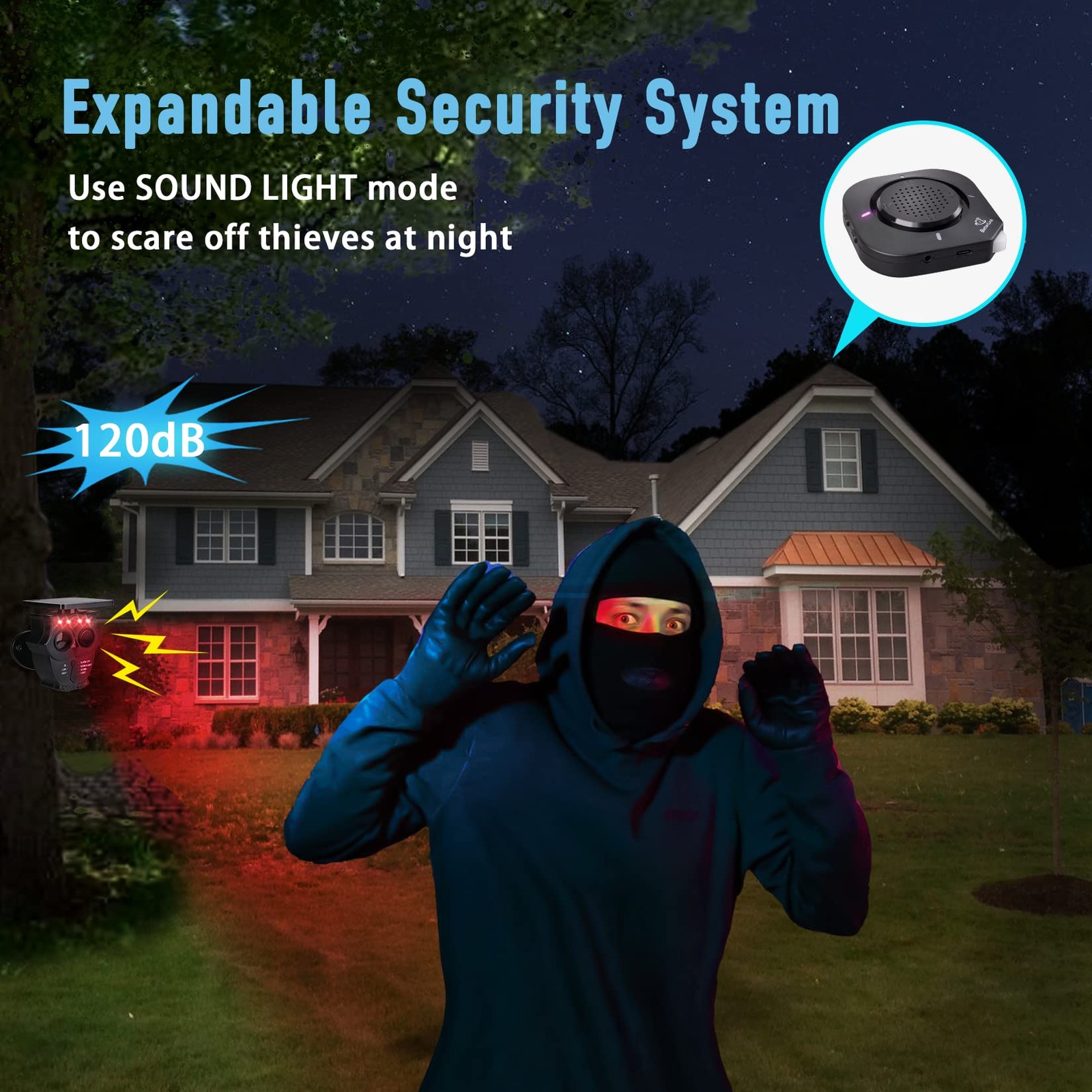 1/2 Mile Long Range Solar Wireless Driveway Alarm 1Receiver and 1Sensor
