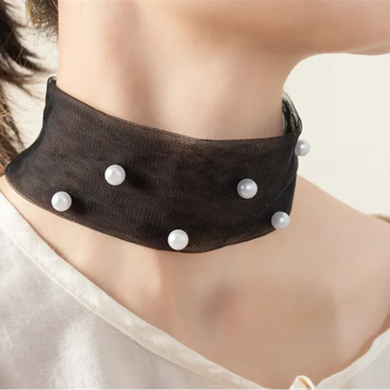 Magnetic Buckle Lazy Scarf Neck Protection Summer Fashion Versatile Sunscreen Th