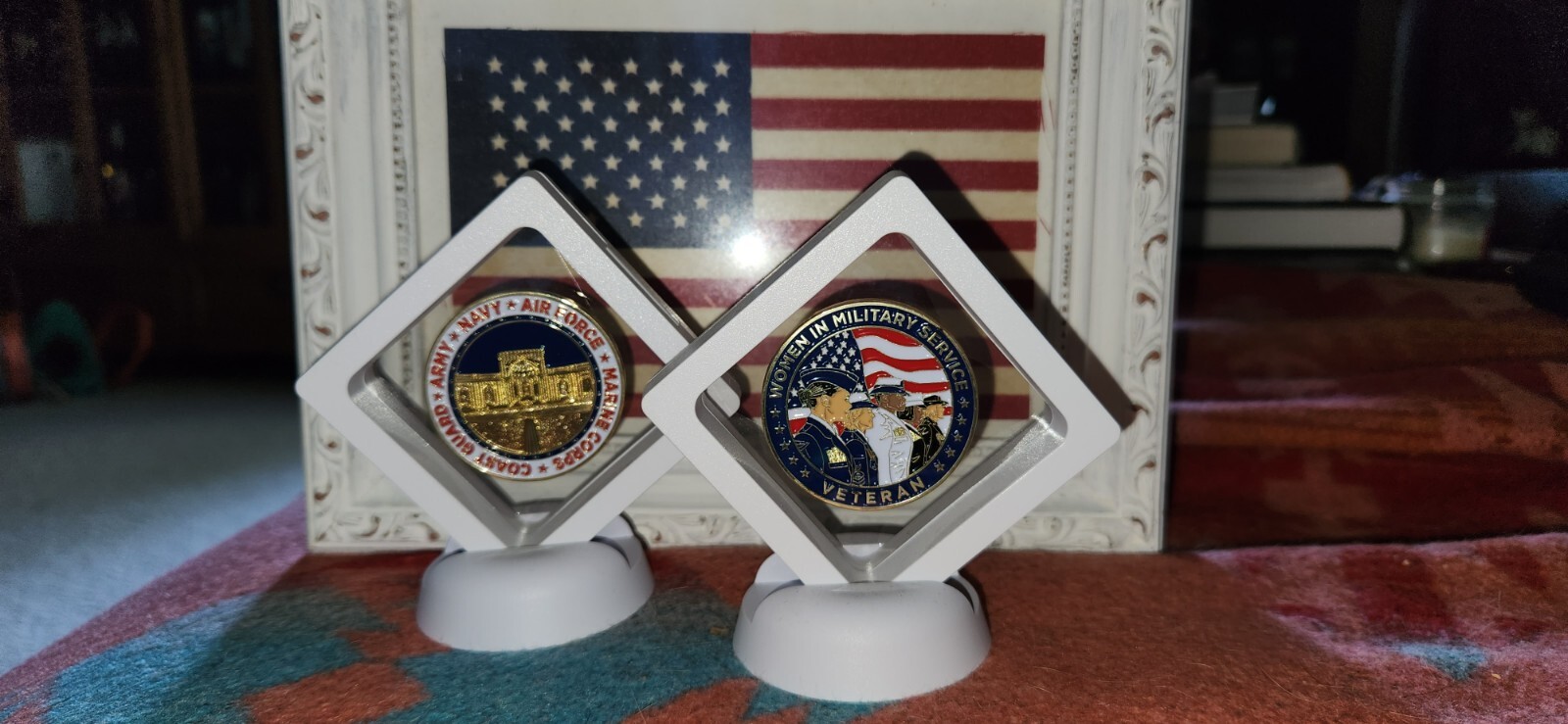 Women In Military Service Veteran Challenge Coin