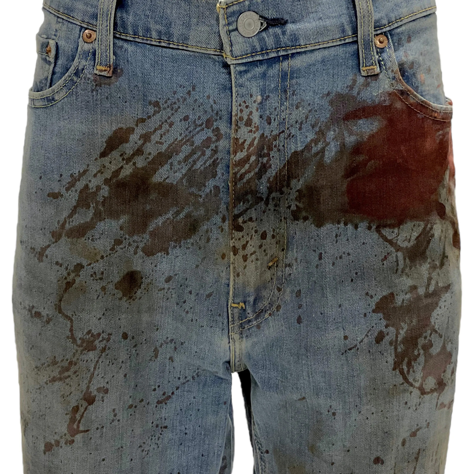 THE BLACKENING Screen Used Bloody Wardrobe Horror Movie Film Prop COA - Clive