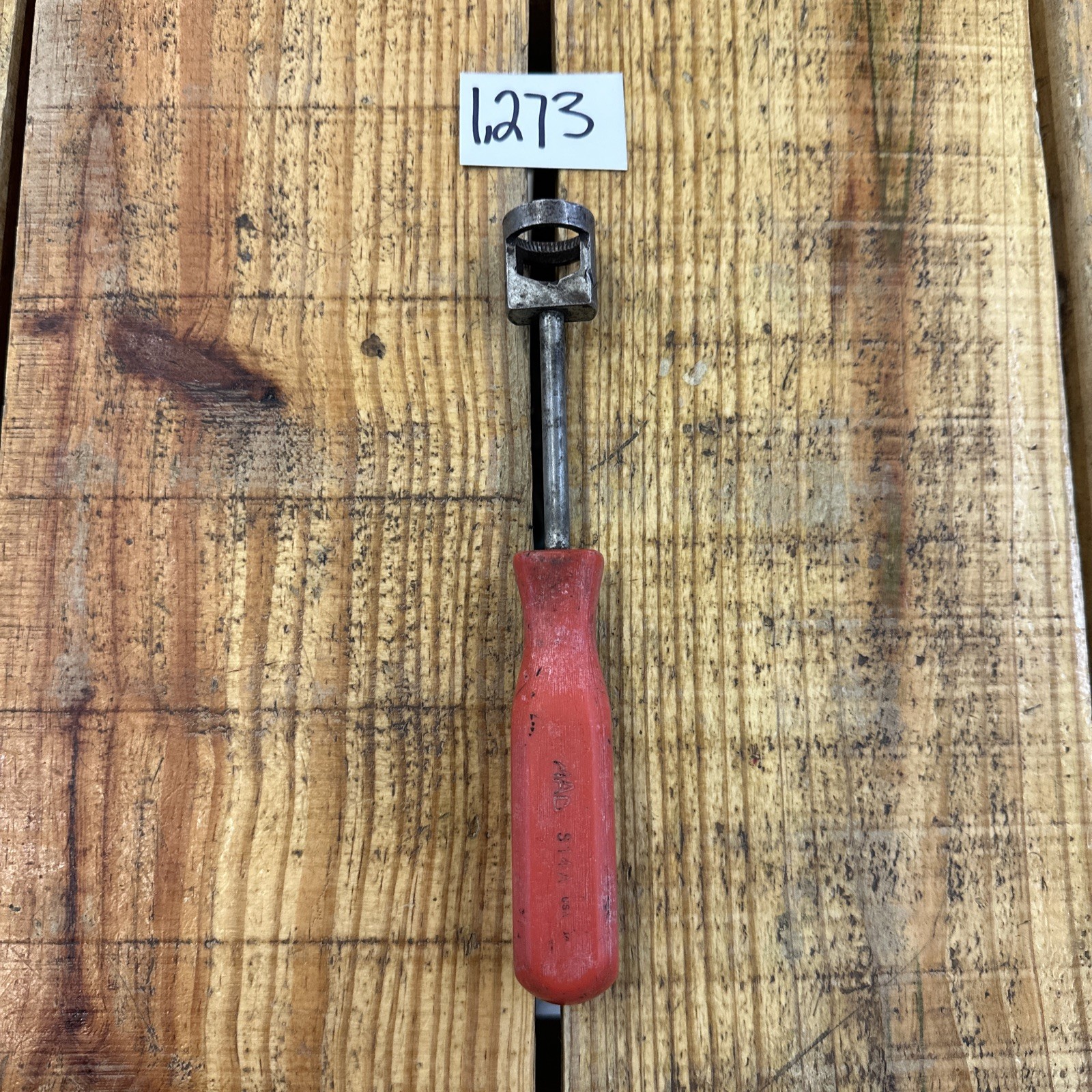 MAC TOOLS BRAKE SPRING RETAINER TOOL RED HARD HANDLE S14A