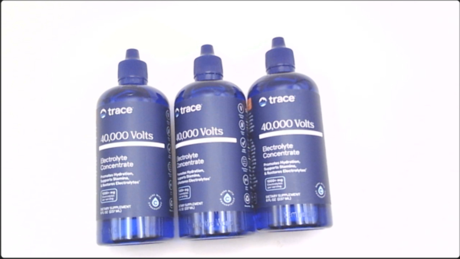 (3 Pack) 5/28 Trace Minerals 40,000 Volts - Supports Hydration, Energy, Muscles,