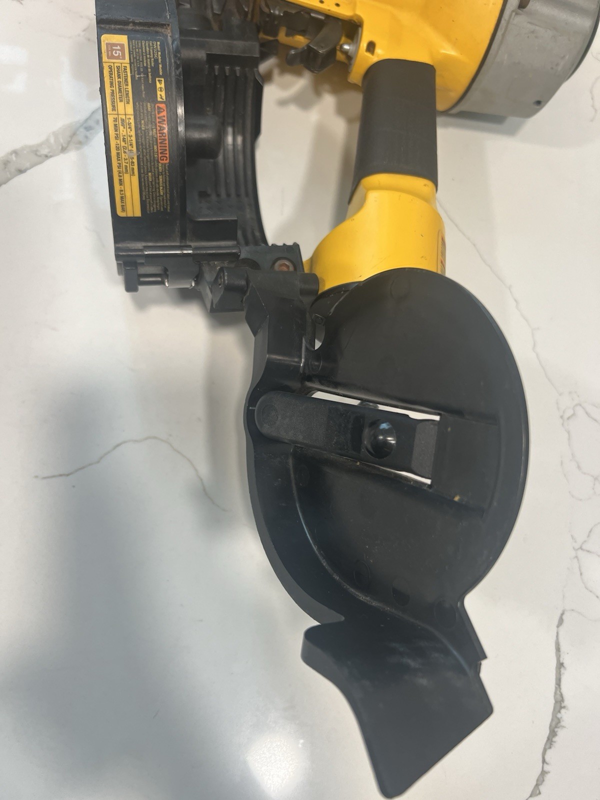 DEWALT 15 Degree Pneumatic Coil Nailer