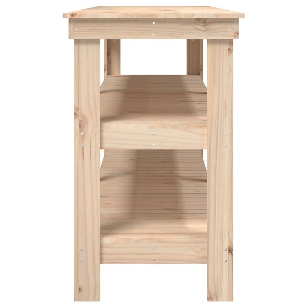 NNEVL Work Bench 181x50x80 cm Solid Wood Pine