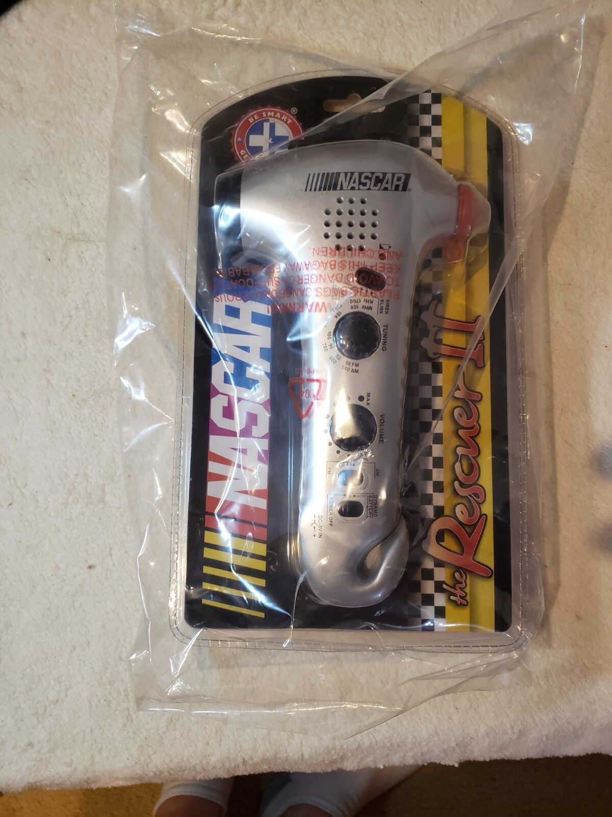 NASCAR The Rescuer II Emergency Multi-Tool Flashlight Siren Radio Hammer