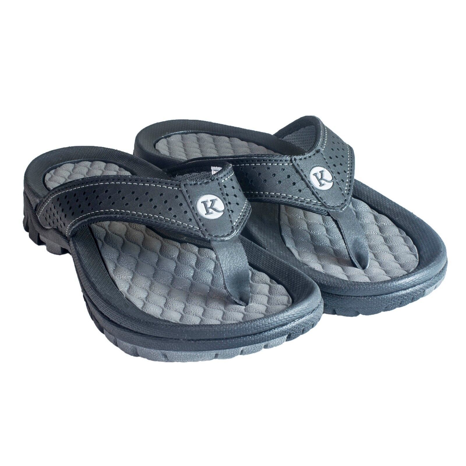 Men's Kaiback Lakeside Sandal - Outdoor Sport Flip Flop Tough Tread Arch Support