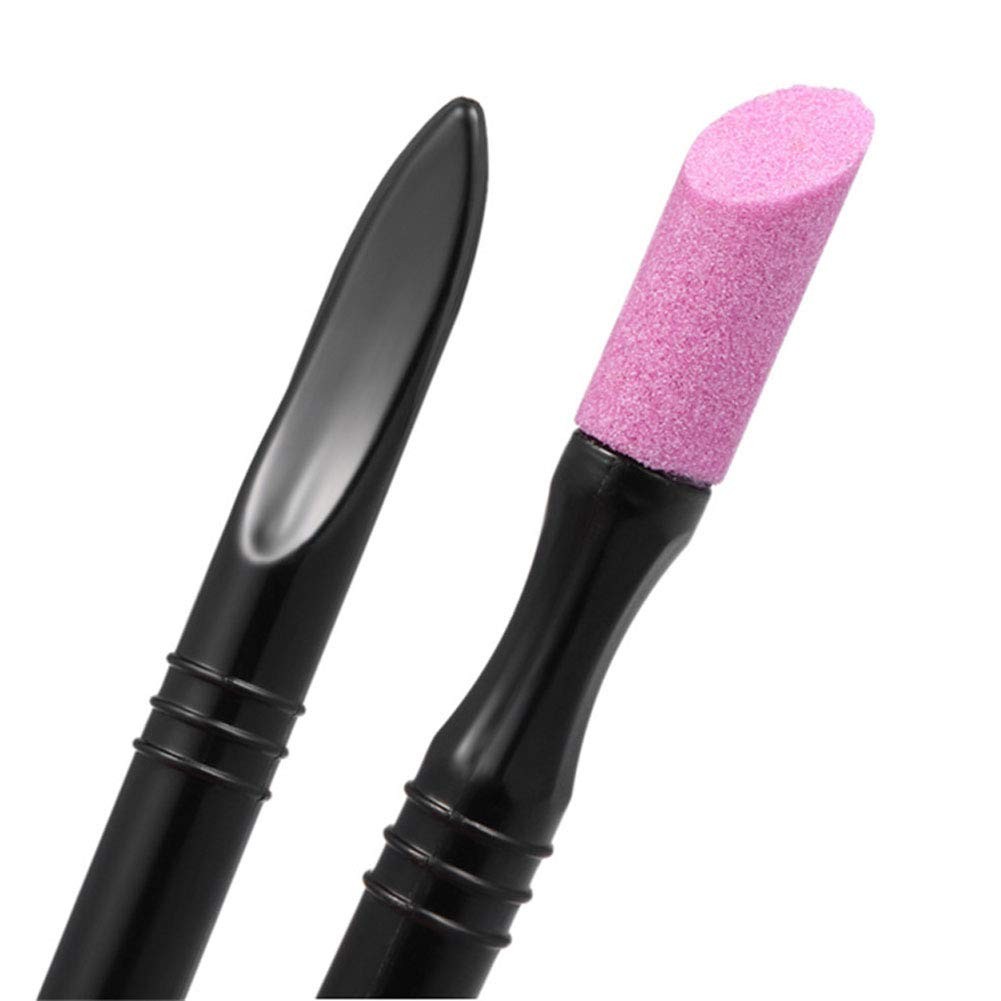 NEW Nail File Cuticle Stone Pusher Trimmer Nail Sanding Sticks Nail Buffing Tool