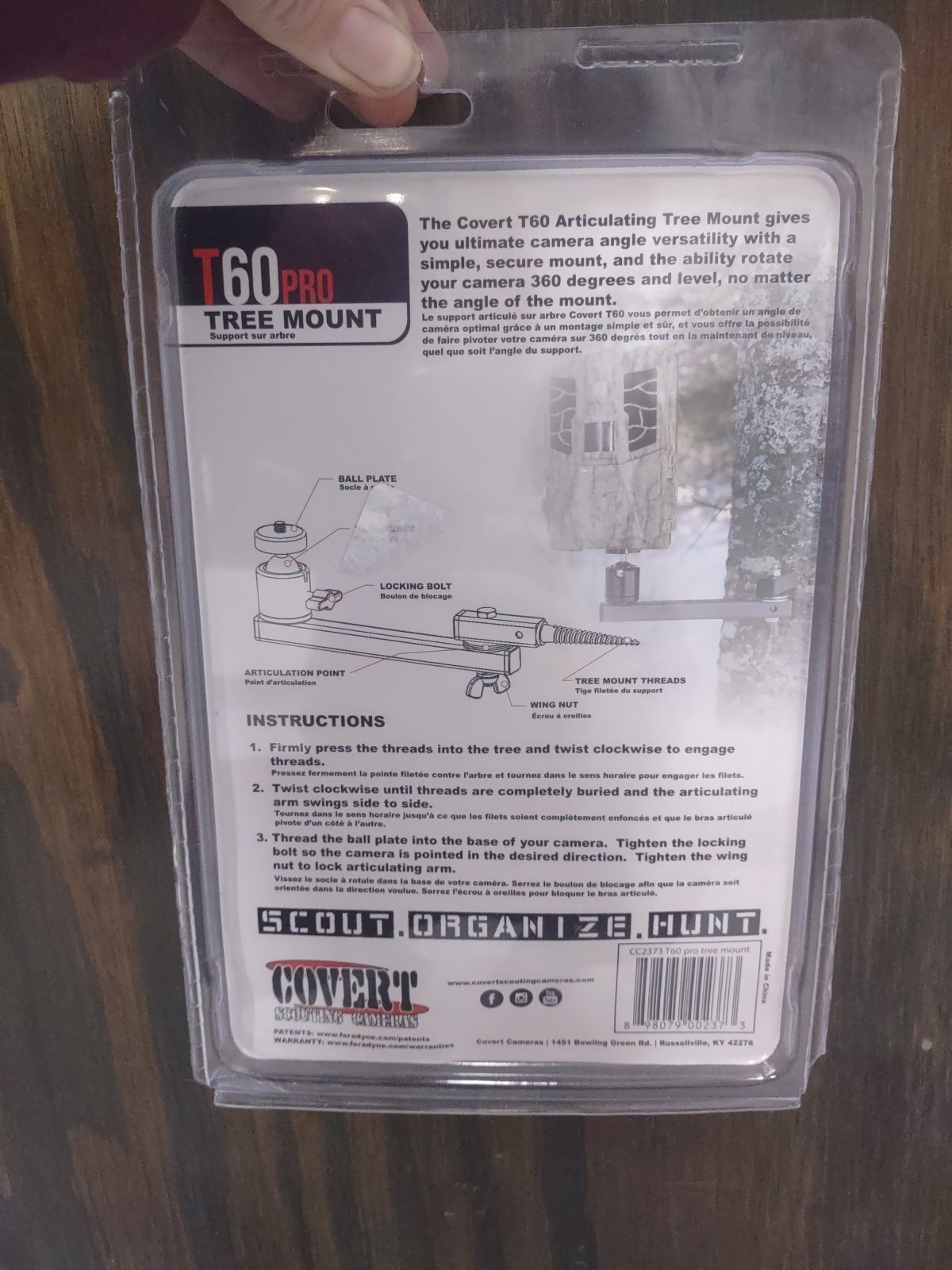 Covert T60 Pro Deluxe Tree Camera Mount
