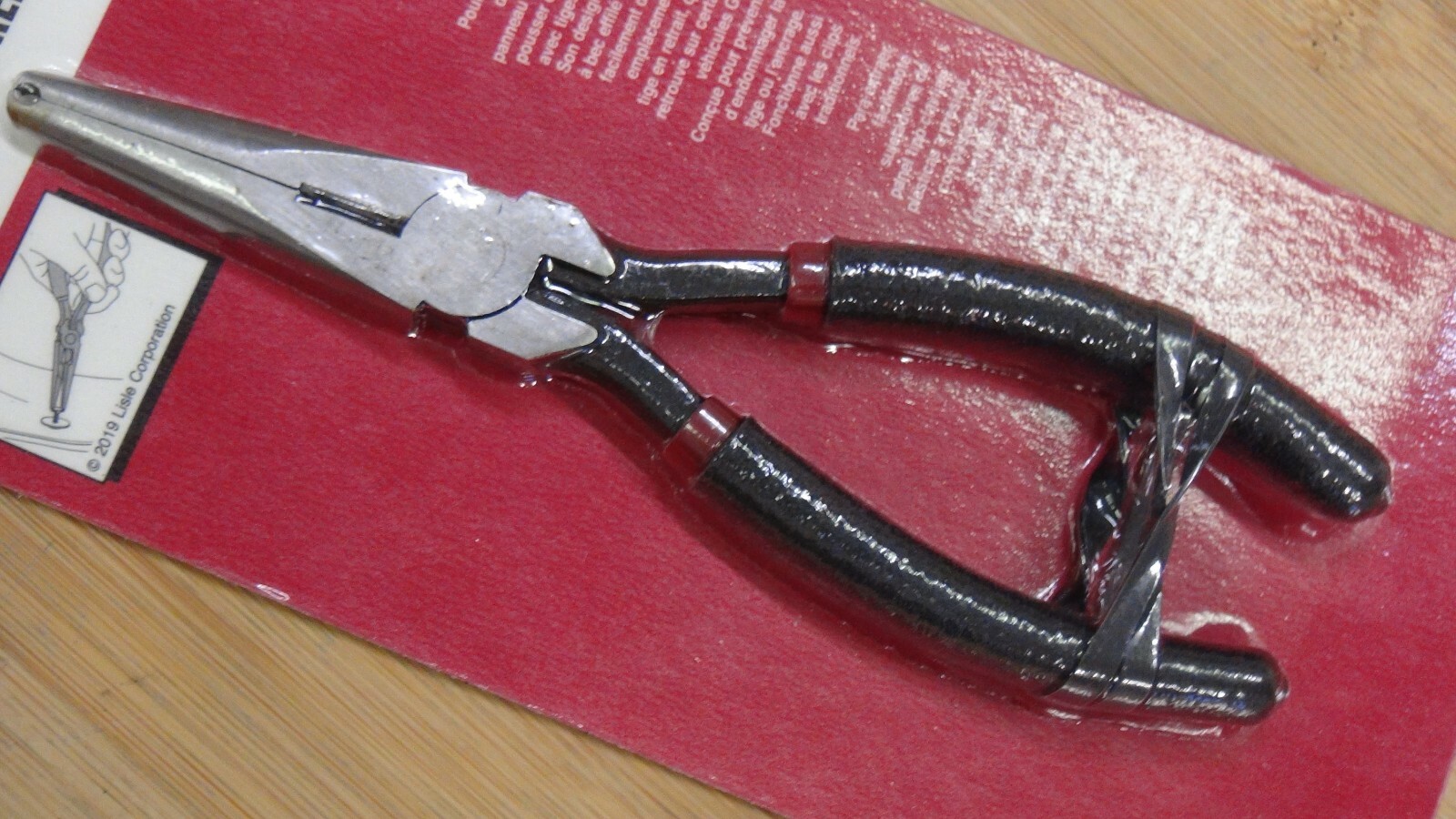 PLASTIC CLIP PIN REMOVAL PLIERS Lisle 42810